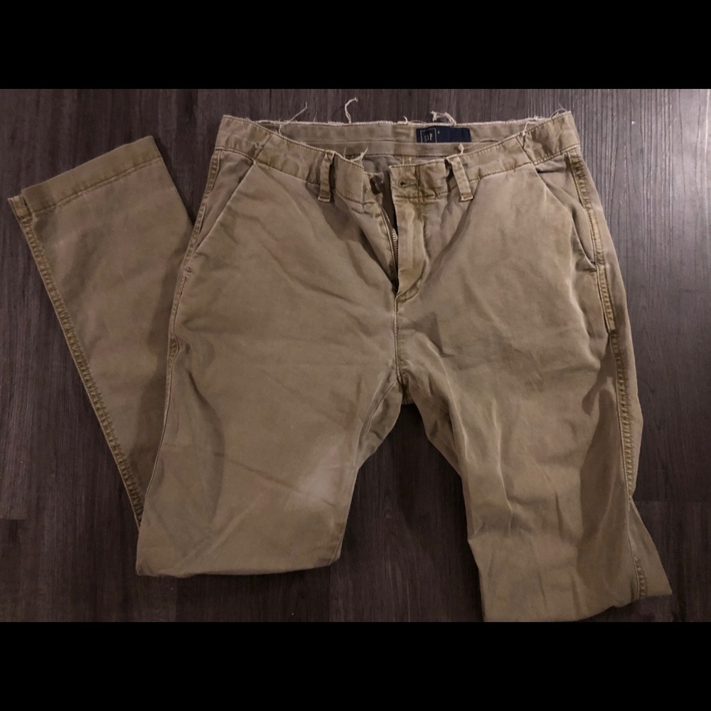 GAP Straight Leg Khakis.